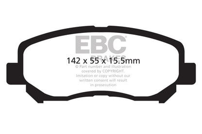 EBC Disc Brake Pad Set DP42134R Photo - Primary
