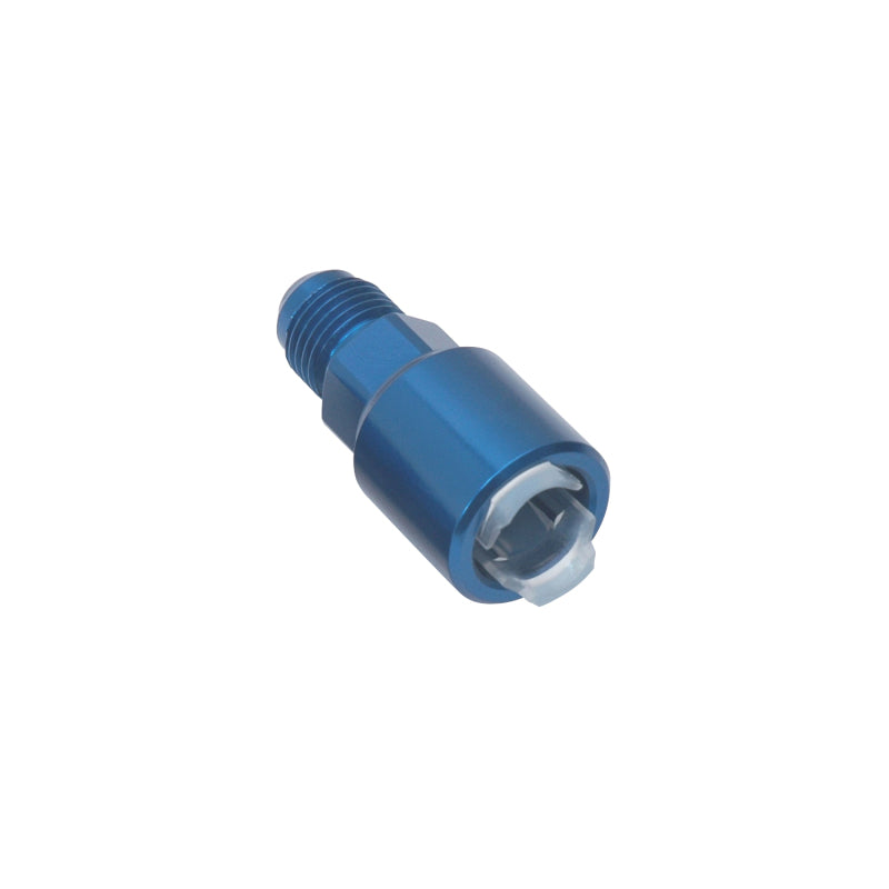 Russell -6 AN Male x 3/8' SAE Quick-Disconnect Female (Blue Finish) 640850 Photo - Primary