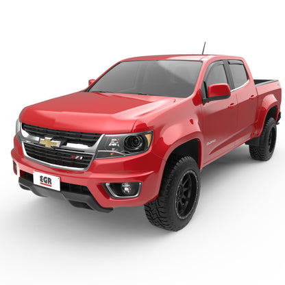EGR 15 Chevy Colorado/GMC Canyon Crew Cab In-Channel Window Visors - Set of 4 - Matte (571395) 571395 571395 User 1