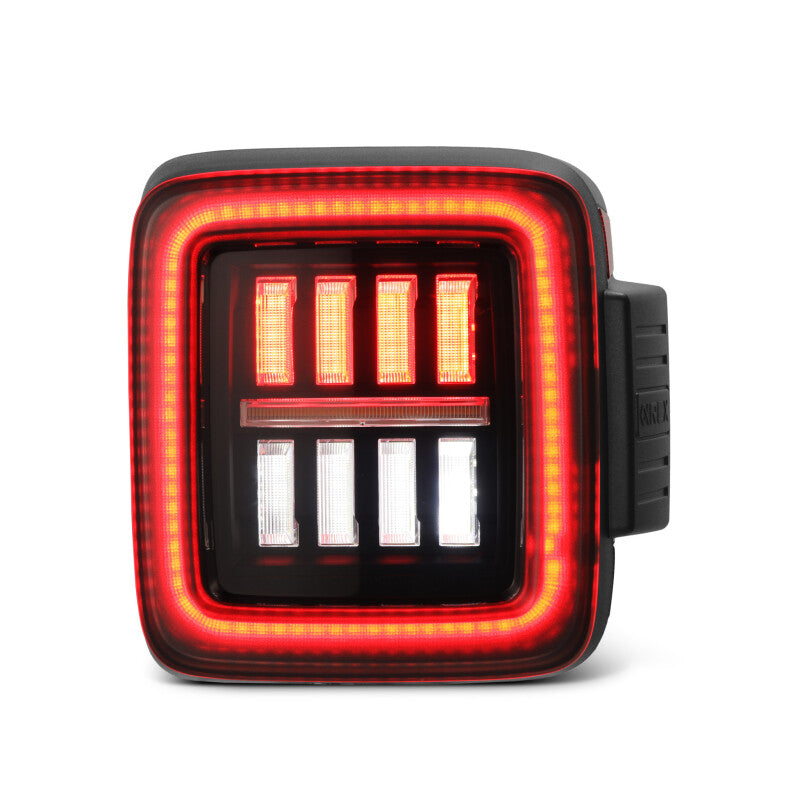 AlphaRex 18-23 Jeep Wrangler JL NOVA Prismatic LED Taillights Black-Red 602020 602020 User 3