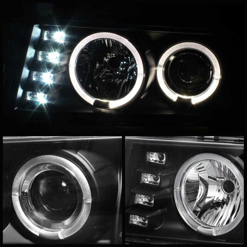Spyder Chevy Colorado 04-12 Projector Headlights Halogen- LED Halo Blk PRO-YD-CCO04-HL-BK 5074140 5074140 User 1