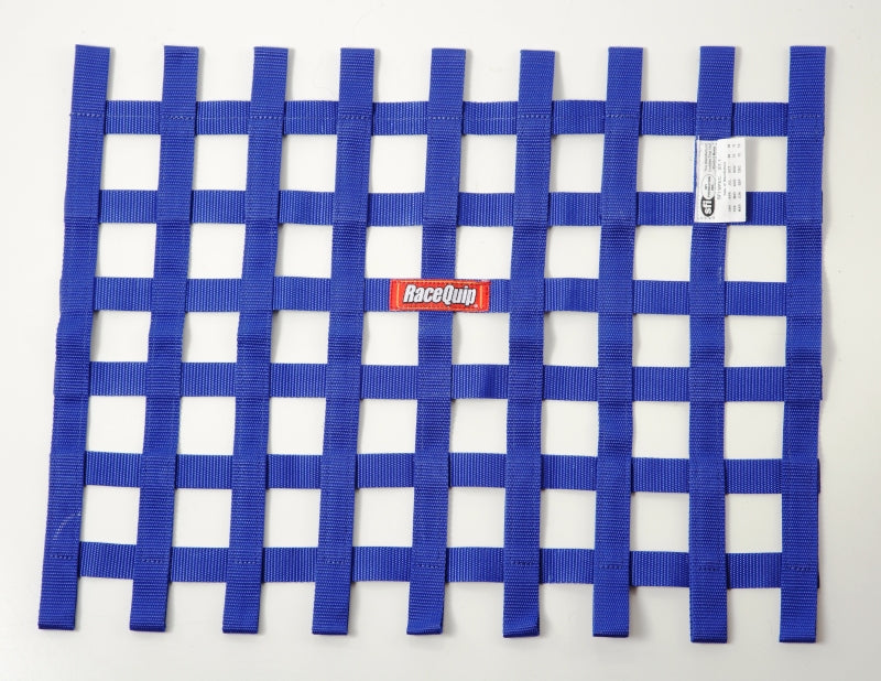 Racequip Ribbon Window Net; SFI Certified - Color: Blue 725025 Photo - Primary