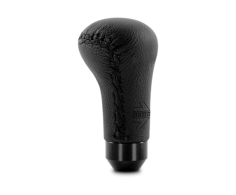 Momo Anatomic Long Black Leather Shift Knob ALBK1 User 1