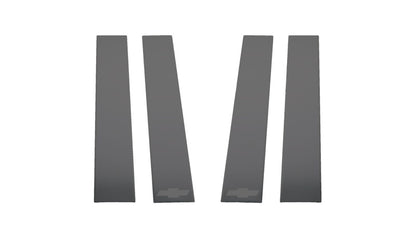Putco 2020 Chevy Silv HD 2500/3500 - Chevrolet Bow Tie Etching (6pcs) Black Platinum Pillar Posts 402671BPGM-1 402671BPGM-1 Photo - Primary
