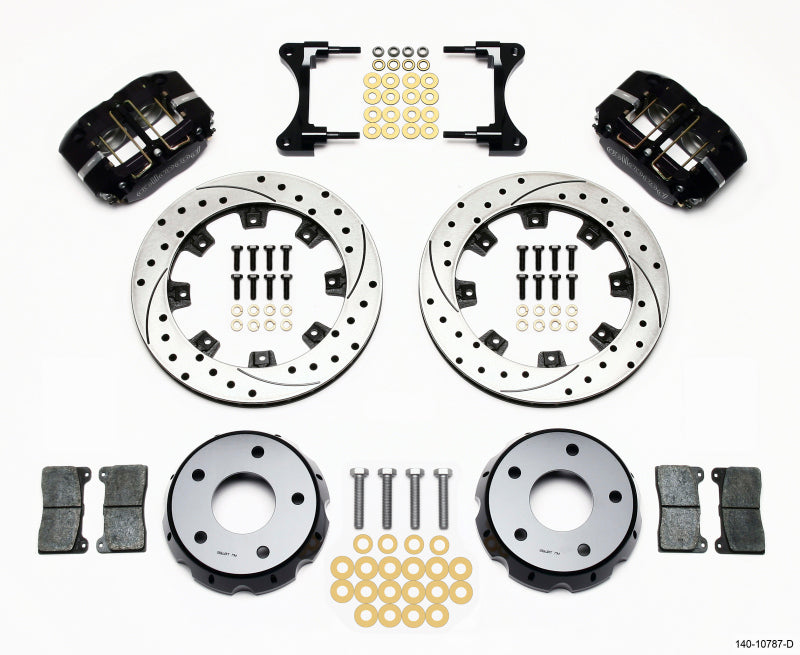 Wilwood NDPR Front Drag Kit,11.75" Vented,Drilled,98-02 Camaro/Firebird 140-10787-D Photo - Primary