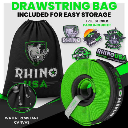Rhino USA Recovery Tow Strap 4Inx30Ft (Green) RG-TS4X30-GRN RG-TS4X30-GRN User 2