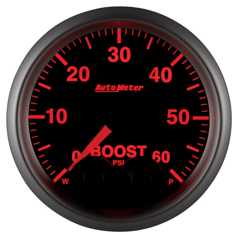 Autometer Gauge, Boost, 2 1/16", 60psi, Digital Stepper Motor w/Peak & Warn, 5670 User 6