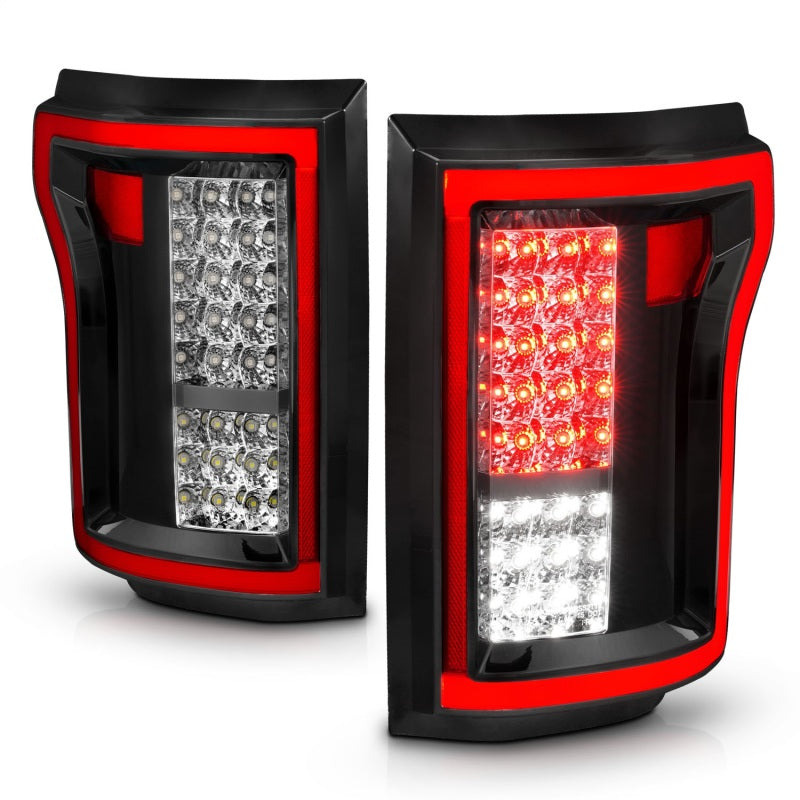 Anzo 2015-2016 Ford F-150 LED Taillights Red/Clear 311262 Photo - Unmounted
