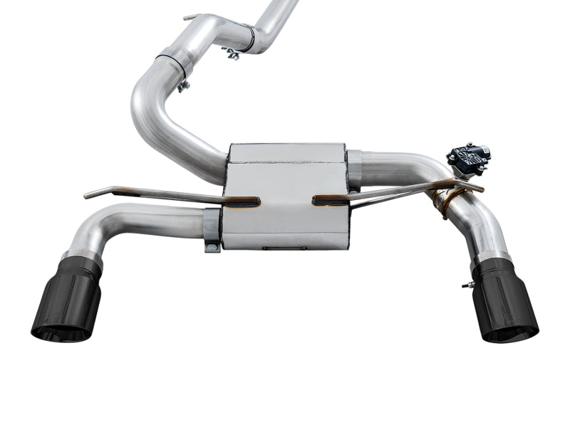 AWE Tuning Ford Focus RS SwitchPath Cat-back Exhaust - Diamond Black Tips 3025-33024 3025-33024 Photo - Primary