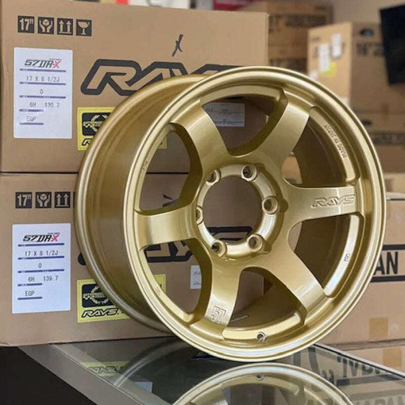 Gram Lights 57DR-X 17x8.5 +00 6-139.7 E8 Gold Wheel WGIXP00KEGP WGIXP00KEGP User 1