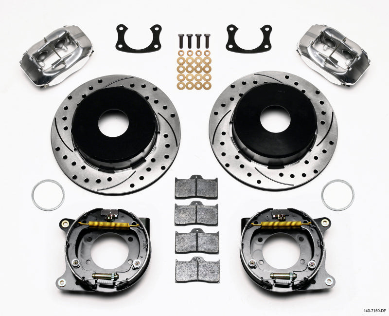 Wilwood Forged Dynalite P/S P-B Kit Drilled Polished Big Ford New 2.50in Offset Currie Blank 140-7150-DP 140-7150-DP Photo - Primary