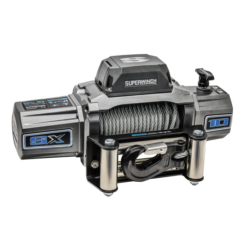 Superwinch 10000 LBS 12 VDC 3/8in x 85ft Wire Rope SX 10000 Winch 1710200 1710200 Photo - Unmounted