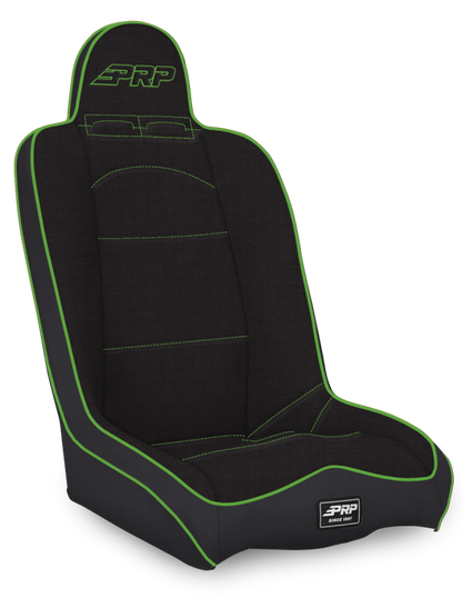 PRP Seats PRP Daily Driver High Back Suspension Seat- Black/Green Tweed A140110-50-W A140110-50-W Photo - Primary