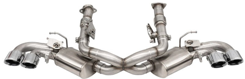 Corsa 2020 Corvette C8 3in Valved Cat-Back 4.5in Pol Quad Tips Fits Factory Perf Exhaust Deletes AFM 21103 21103 User 1