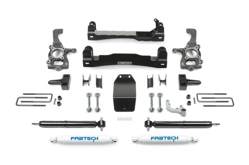 Fabtech 4" Basic System w/Rear Performance Shocks K2258 Photo - Primary
