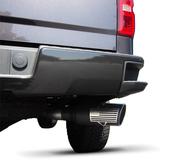 Gibson 11-14 Ford F-150 XL 3.7L 4in Patriot Series Cat-Back Single Exhaust - Stainless 70-0009 70-0009 Illustration Guide
