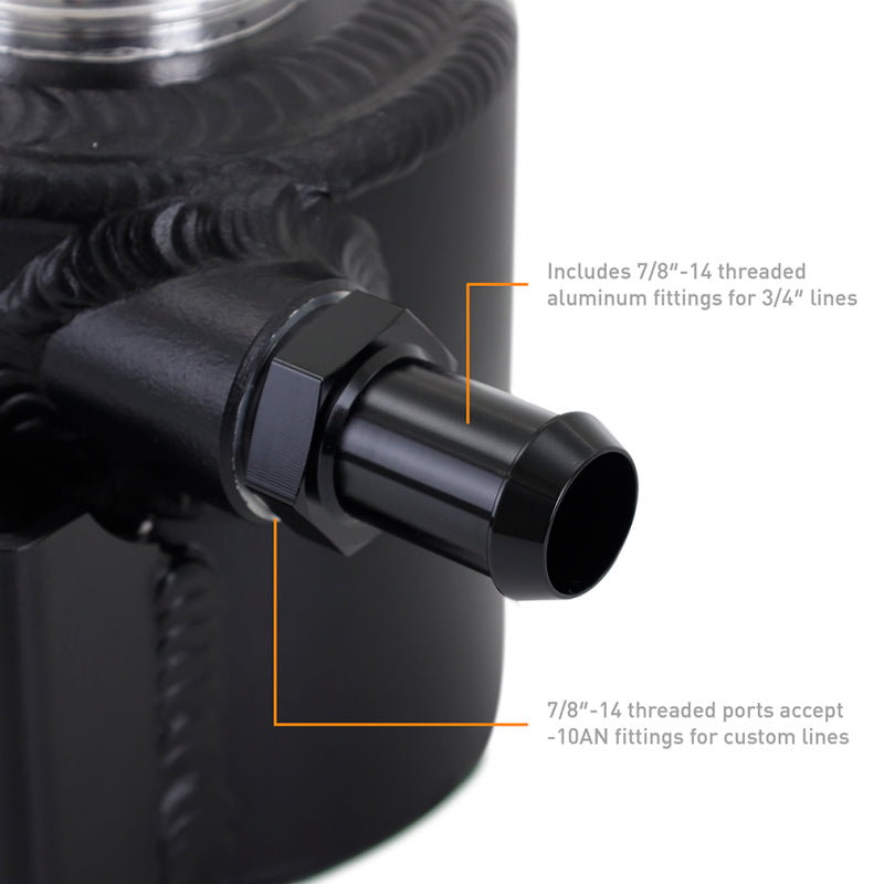 Mishimoto Universal Aluminum Coolant Expansion Tank - MWBK MMRT-EXP-TRDBK MMRT-EXP-TRDBK User 1
