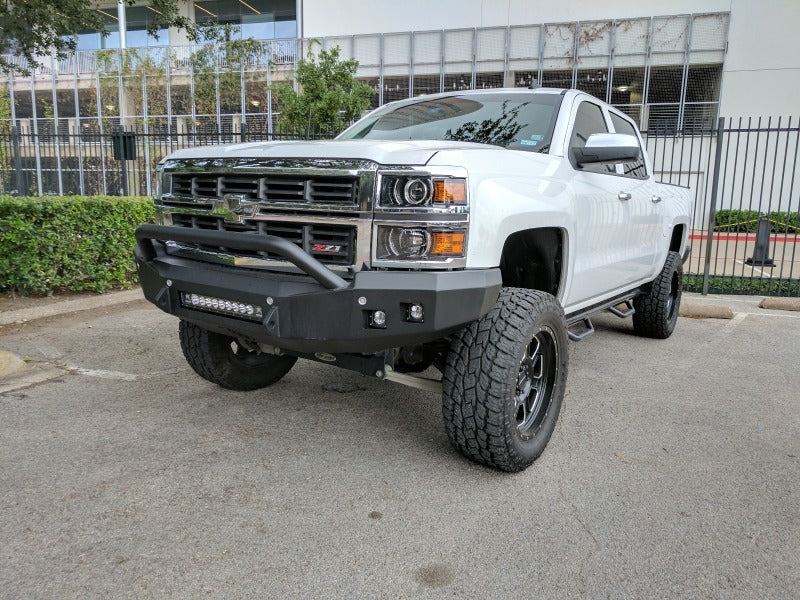 Road Armor 14-15 Chevy 1500 Stealth Front Bumper w/Pre-Runner Guard - Tex Blk 314R4B-NW 314R4B-NW Photo - Primary