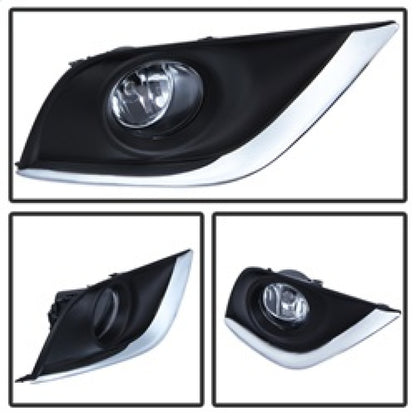 Spyder Nissan versa 2015+ OEM Fog Lights w/Switch Clear FL-NV2015-C 5080240 5080240 Photo - Unmounted