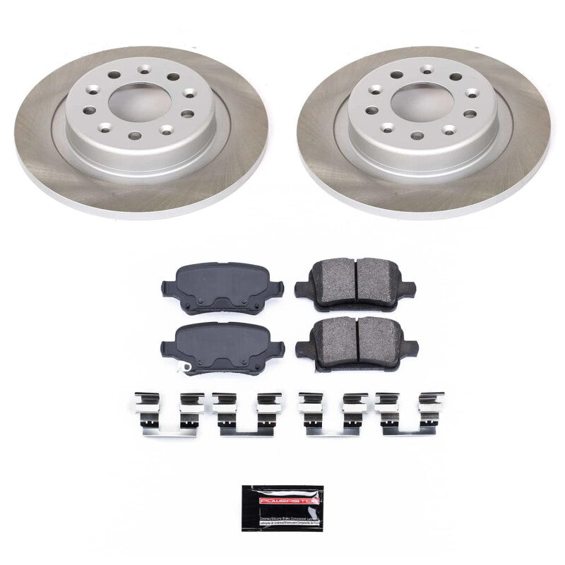 PowerStop Power Stop 18-20 GMC Terrain Rear Semi-Coated Rotor Kit SC7717 SC7717 Photo - Primary