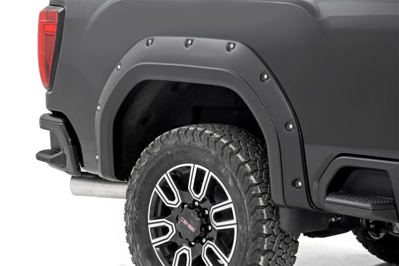 EGR 2020 GMC Sierra HD Bolt-On Style Black Fender Flare - Set 791954 791954 Photo - Mounted