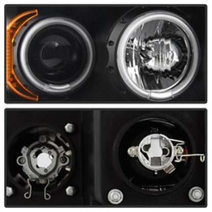Spyder Dodge Ram 1500 02-05/Ram 2500 03-05 Projector Headlights LED Halo LED Blk PRO-YD-DR02-HL-BK 5009975 5009975 Photo - Unmounted