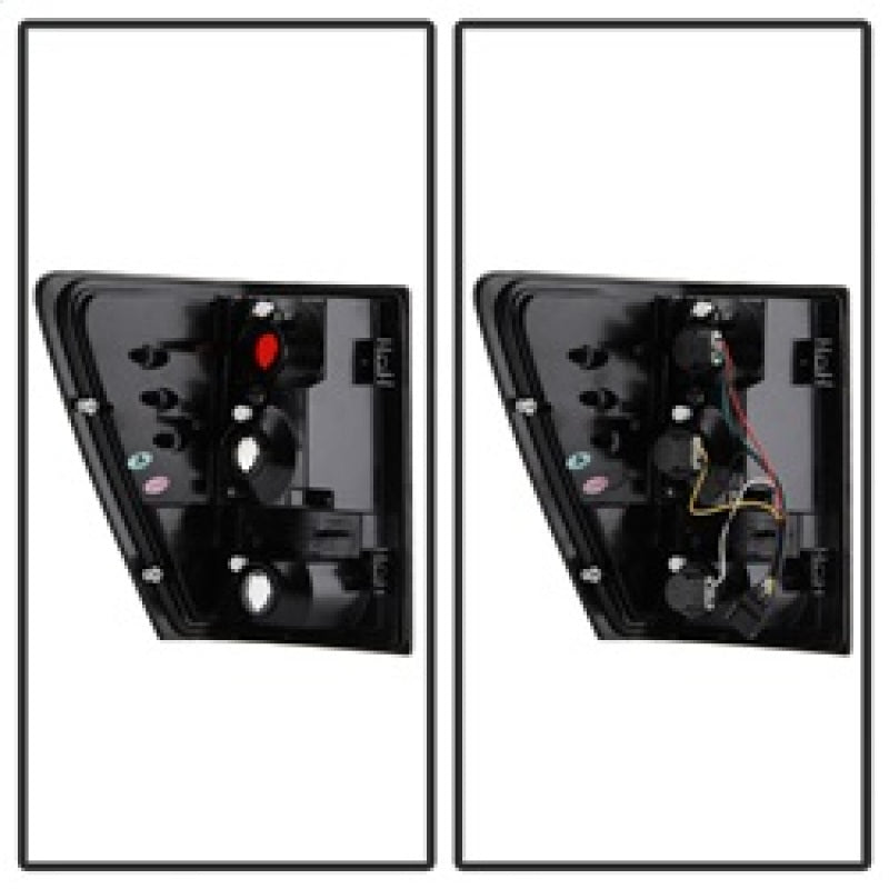 Spyder Jeep Grand Cherokee 05-06 Euro Style Tail Lights Black ALT-YD-JGC05-BK 5005502 5005502 Photo - Unmounted