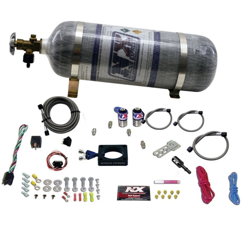 Nitrous Express 13-16 Dodge Dart 1.4L Turbo Nitrous Plate Kit (35-100HP) w/Composite Bottle 20941-12 20941-12 Photo - Primary