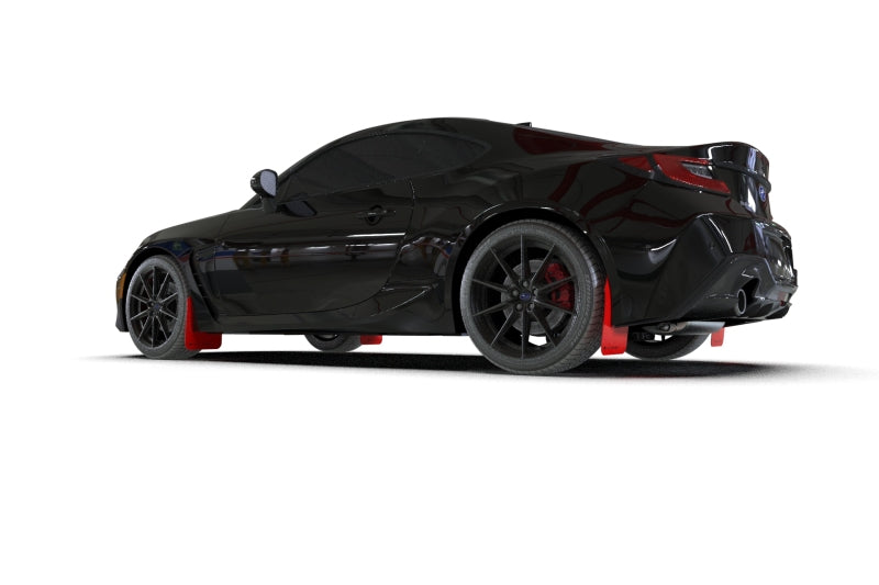 Rally Armor 2022+ Subaru BRZ / 2022+ Toyota GR86 Red UR Mud Flap w/ White Logo MF99-UR-RD-WH MF99-UR-RD-WH User 2