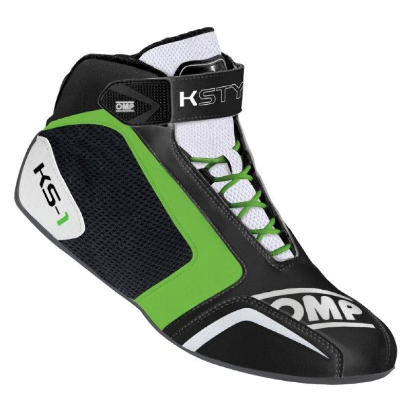 OMP KS-1 Shoes Black/White/Green - Size41 KC0-0815-A01-270-41 KC0-0815-A01-270-41 Photo - Primary