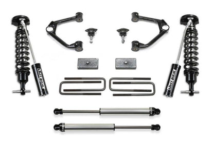 Fabtech 19-20 GM C/K1500 2WD/4WD Diesel 3in UCA System w/DL 2.5 Resi Coilovers & Rear DL Shocks K1166DL K1166DL Photo - Primary