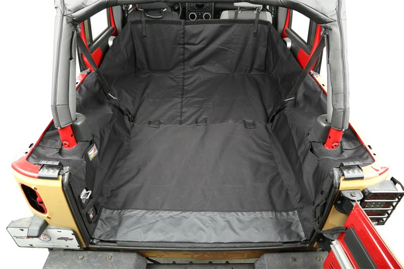 Rugged Ridge C3 Cargo Cover,No Subwoofer;07-18 Jeep Wrangler JKU,4 Door 13260.01 Photo - Mounted