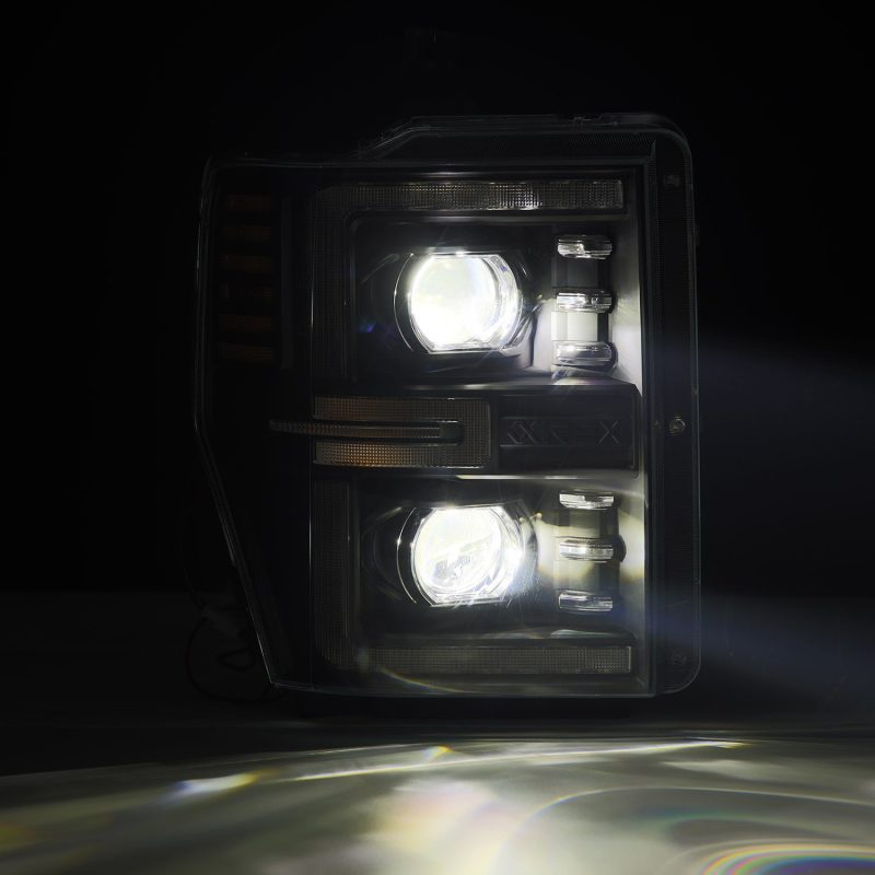 AlphaRex 08-10 Ford F250-550 LUXX-Series LED Projector Headlights Black w/Activ Light/Seq Signal 880312 880312 User 2