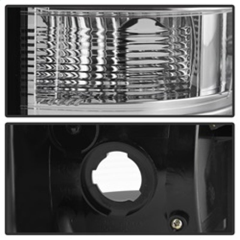 Spyder 07-13 Silverado (Will Not Work w/2010 921 Bulb) V3 Tail Lights Rd/Clr ALT-YD-CS07V3-LBLED-RC 5084101 5084101 Photo - Unmounted