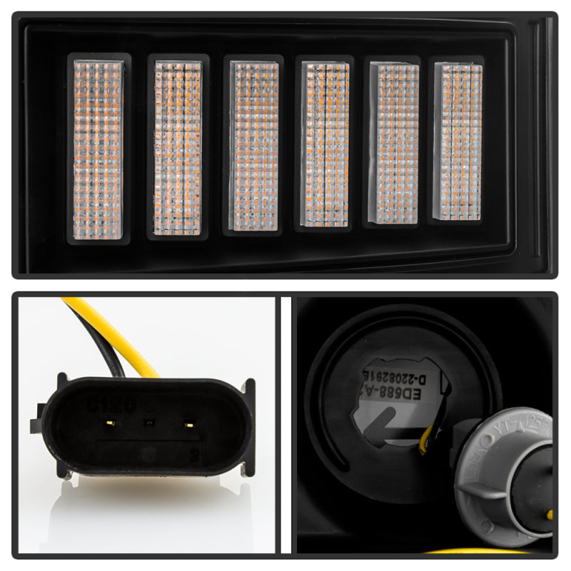 SPYDER Signature 20-21 Ford F150(Halogen Model) Proj. Headlights - Black(PRO-YD-FF15021HALSI-SEQ-BK) 5088710 5088710 User 5