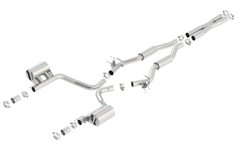 Borla 15-16 Dodge Challenger SRT 392 S-Type Catback Exhaust Single Split Rear Exit (No Tip) 140677 140677 Photo - Primary