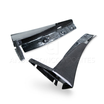 Anderson Composites 14+ Chevrolet Corvette C7 Z06 Front Bumper Canards AC-FL14CHC7-Z6XC AC-FL14CHC7-Z6XC Photo - Primary