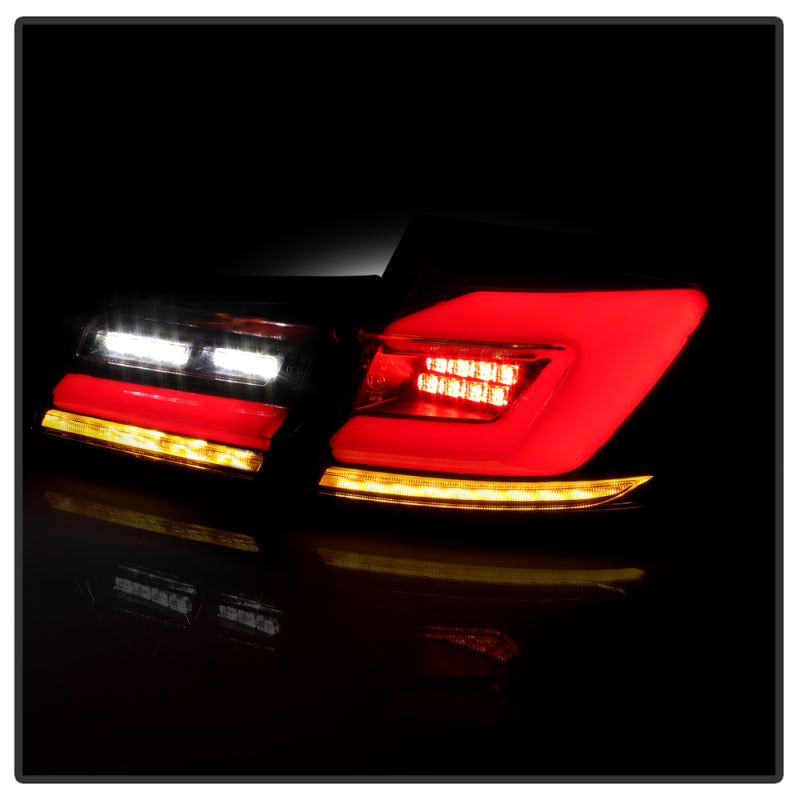 SPYDER 11-17 BMW 5 Series F10 F18 M5  Sequential Turn Signal LED Tail Light - BK ALT-YD-BMWF1011-BK 5088512 5088512 User 5