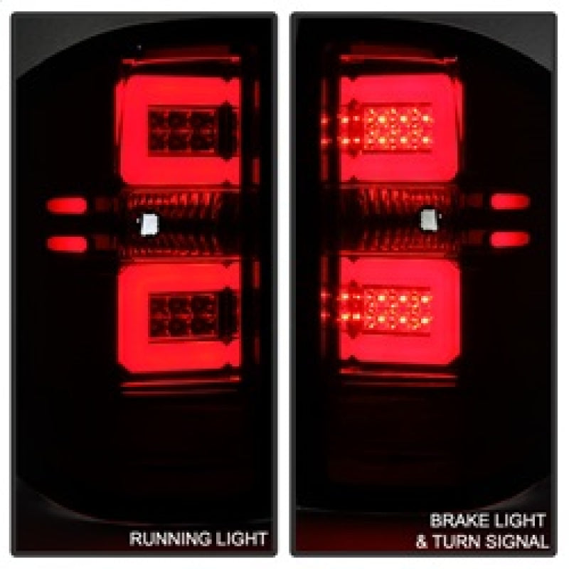 Spyder Chevy 1500 14-16 Light Bar LED Tail Lights Red Clear ALT-YD-CS14-LBLED-RC 5080011 5080011 Photo - Unmounted