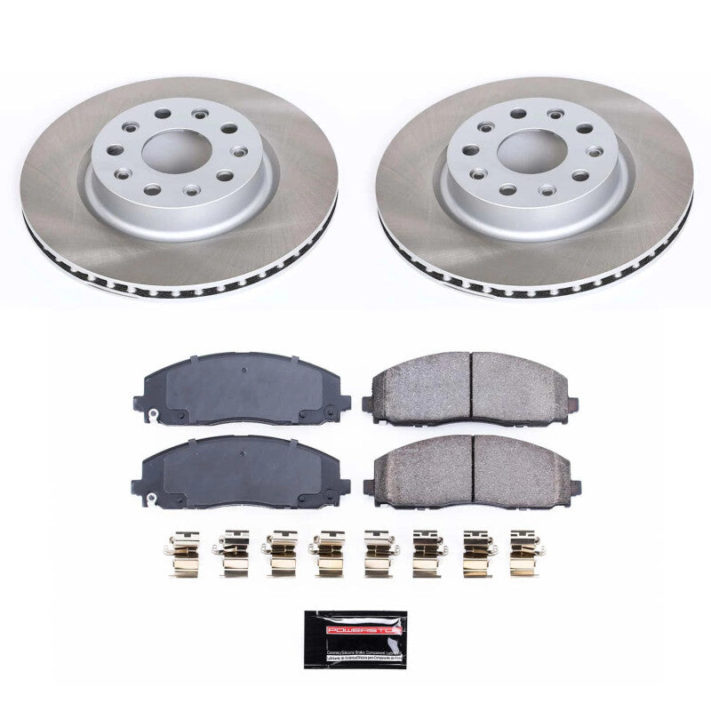 PowerStop Power Stop 18-22 Jeep Wrangler Front Semi-Coated Rotor Kit SC7941 SC7941 Photo - Primary