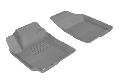 3D MAXpider 2007-2010 Hyundai Elantra Kagu 1st Row Floormat - Gray L1HY02911501 L1HY02911501 Photo - Primary