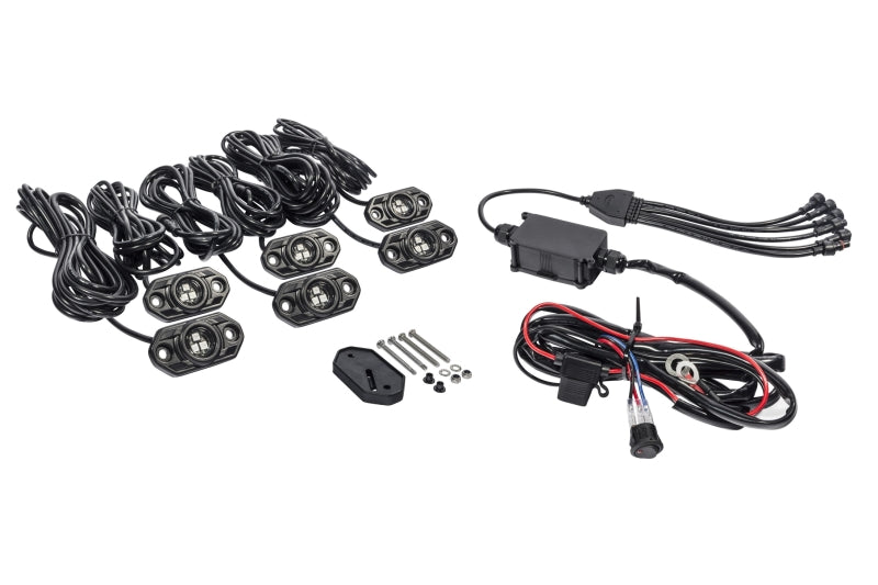 KC HiLiTES C-Series RGB Multi-Color Multi-Use LED 6-Light System - 5W Flood Beam 339 339 Photo - Primary