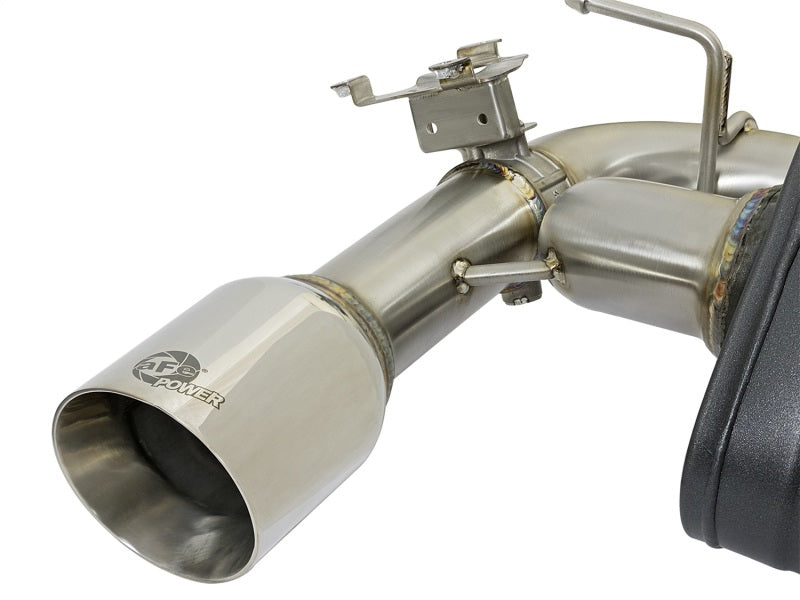 aFe MACH Force-Xp Axle-Back Stainless Steel Exhaust System w/Polished Tips 49-36335-P Photo - Unmounted