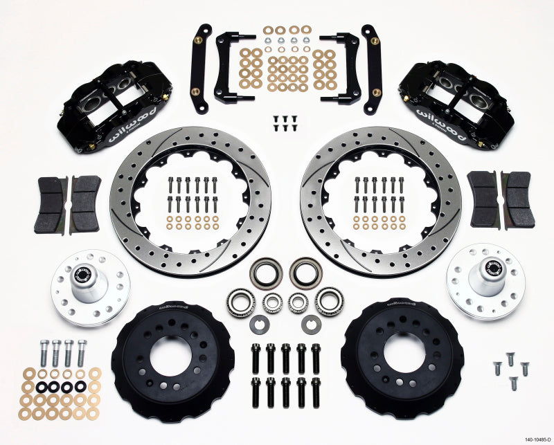 Wilwood Narrow Superlite 6R Front Hub Kit 12.88in Drilled 70-78 Camaro (*Line Kit Needed*) 140-10485-D 140-10485-D Photo - Primary