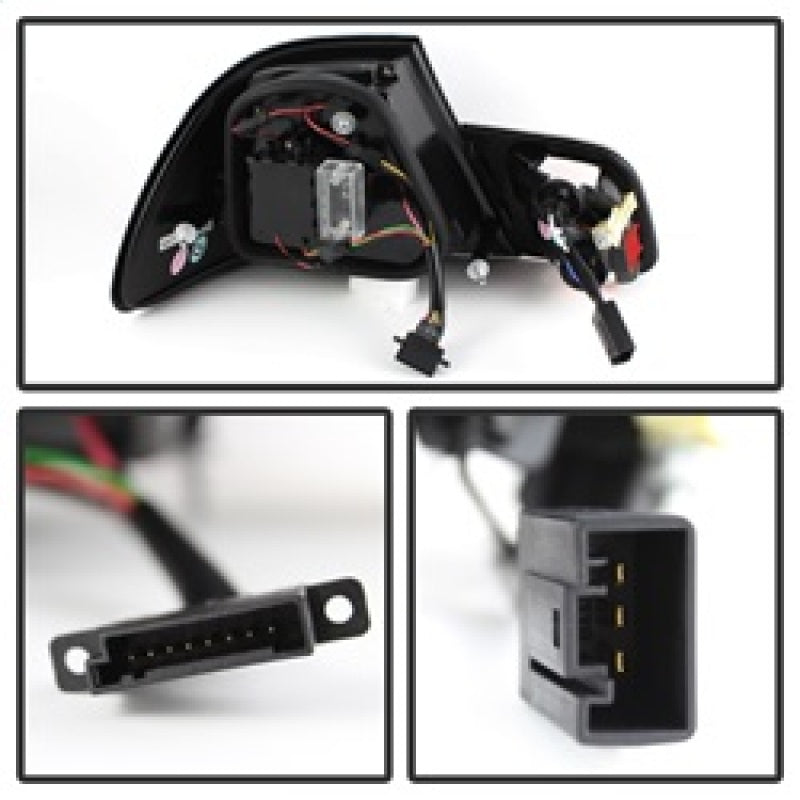 Spyder BMW E46 3-Series 04-06 2Dr Light Bar Style LED Tail Lights Black ALT-YD-BE4604-LBLED-BK 5076564 5076564 Photo - Unmounted