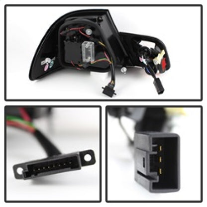 Spyder BMW E46 3-Series 04-06 2Dr Light Bar Style LED Tail Lights Black ALT-YD-BE4604-LBLED-BK 5076564 5076564 Photo - Unmounted