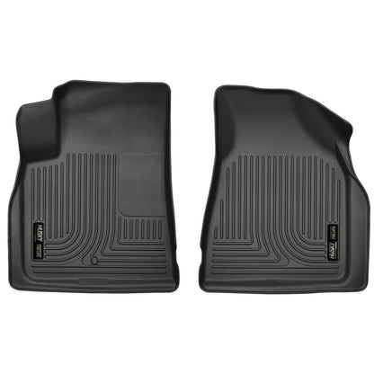 Husky Liners 09-14 Chevy Traverse/07-14 GMC Acadia Weatherbeater Black Front Floor 18211 Photo - Primary