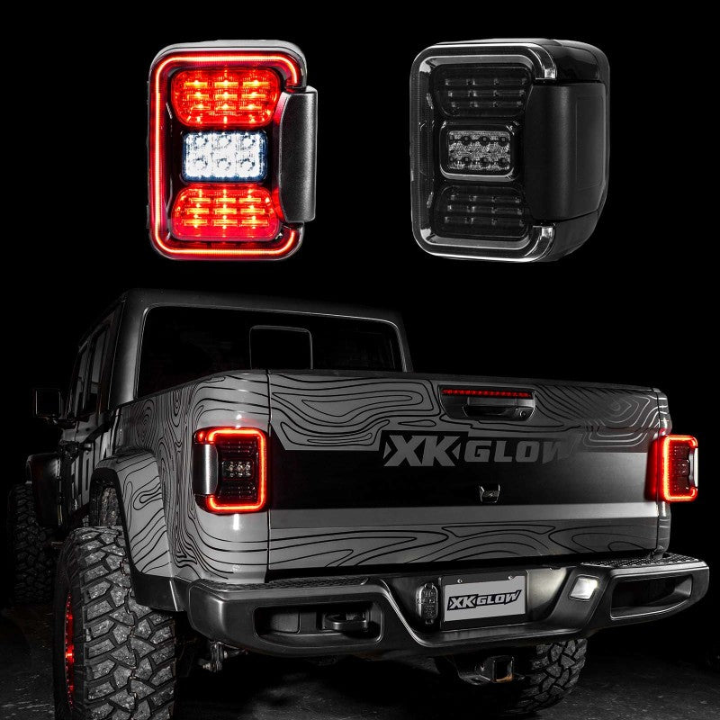 XKGLOW XK Glow Jeep JT Gladiator LED Taillight w/ Smoked Lens XK041028