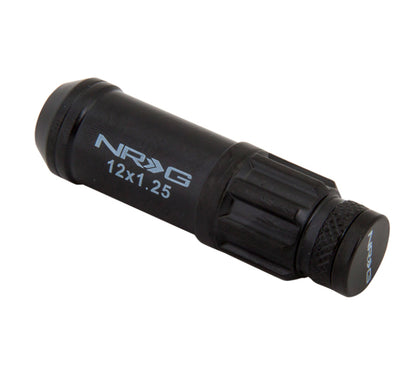 NRG Steel Lug Nuts with  Logo Dust Cap Cover LN-LS710BK-21 Photo - Primary