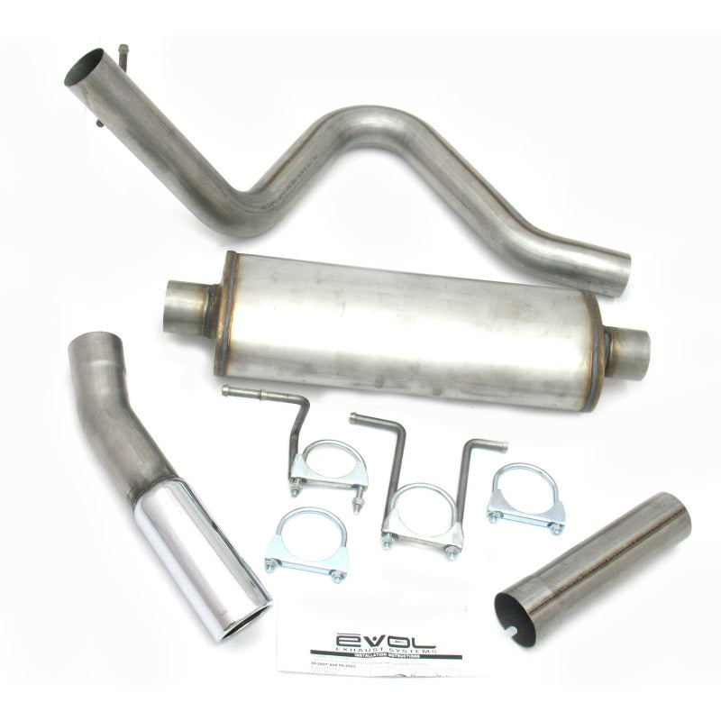 JBA 99-05 Ford Excursion 5.4L/6.8L 409SS Pass Side Single Exit Cat-Back Exhaust 40-2501 40-2501 Photo - Primary